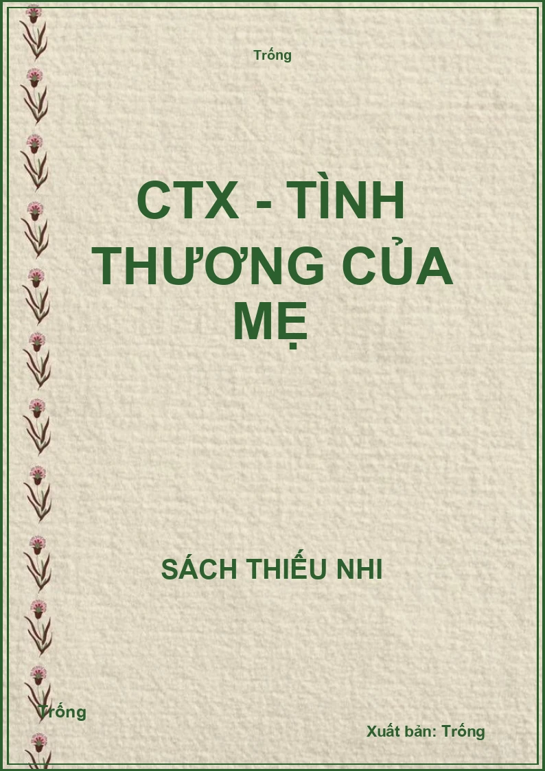 CTX - Tình thương của mẹ