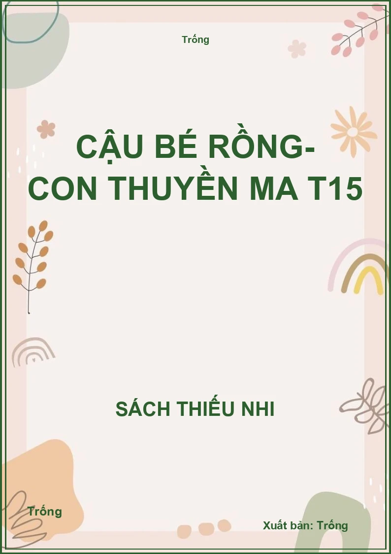 Cậu bé rồng- Con thuyền ma T15