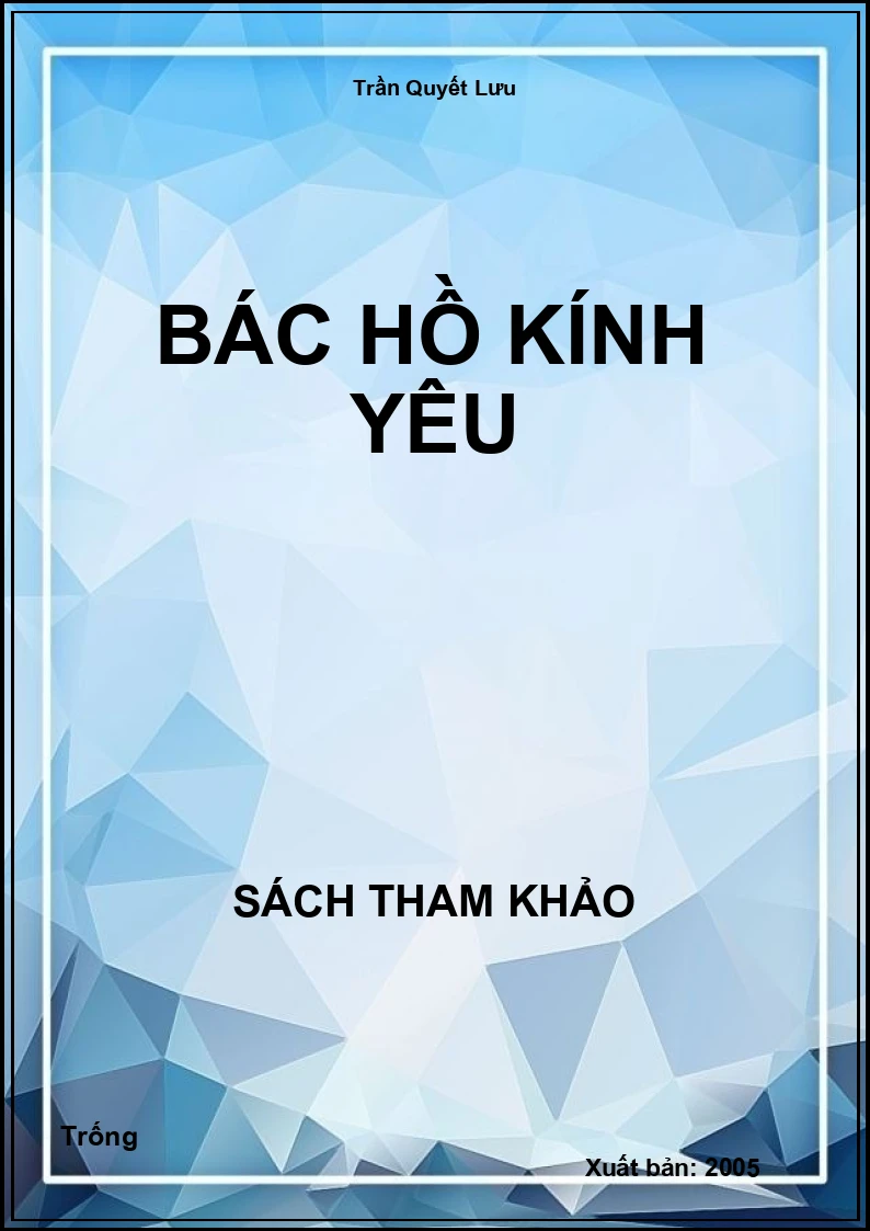 Bác Hồ kính yêu