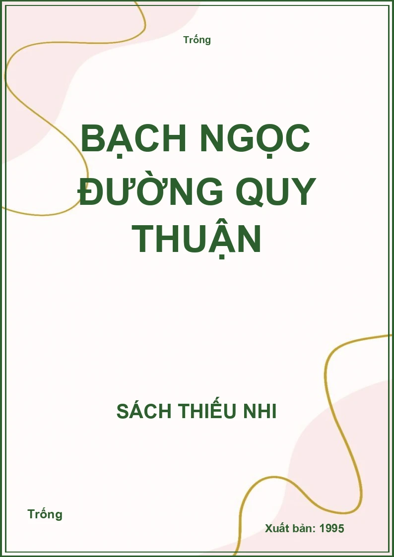 Bạch Ngọc đường quy thuận