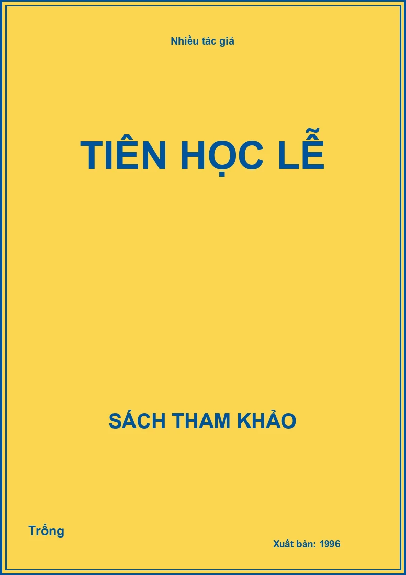 Tiên học lễ