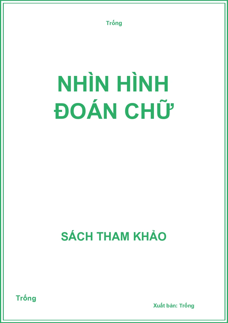 Nhìn hình đoán chữ