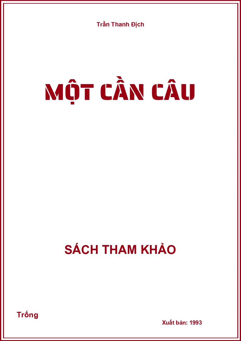 Một cần câu
