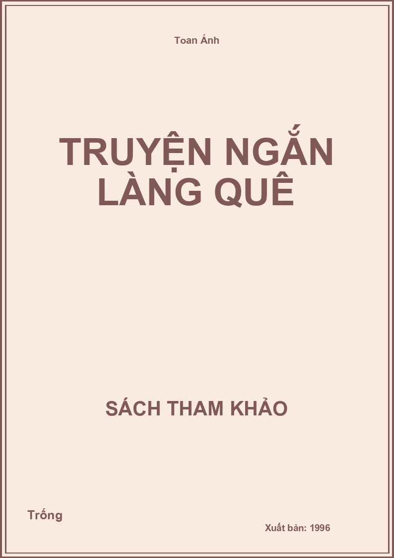 Truyện ngắn làng quê