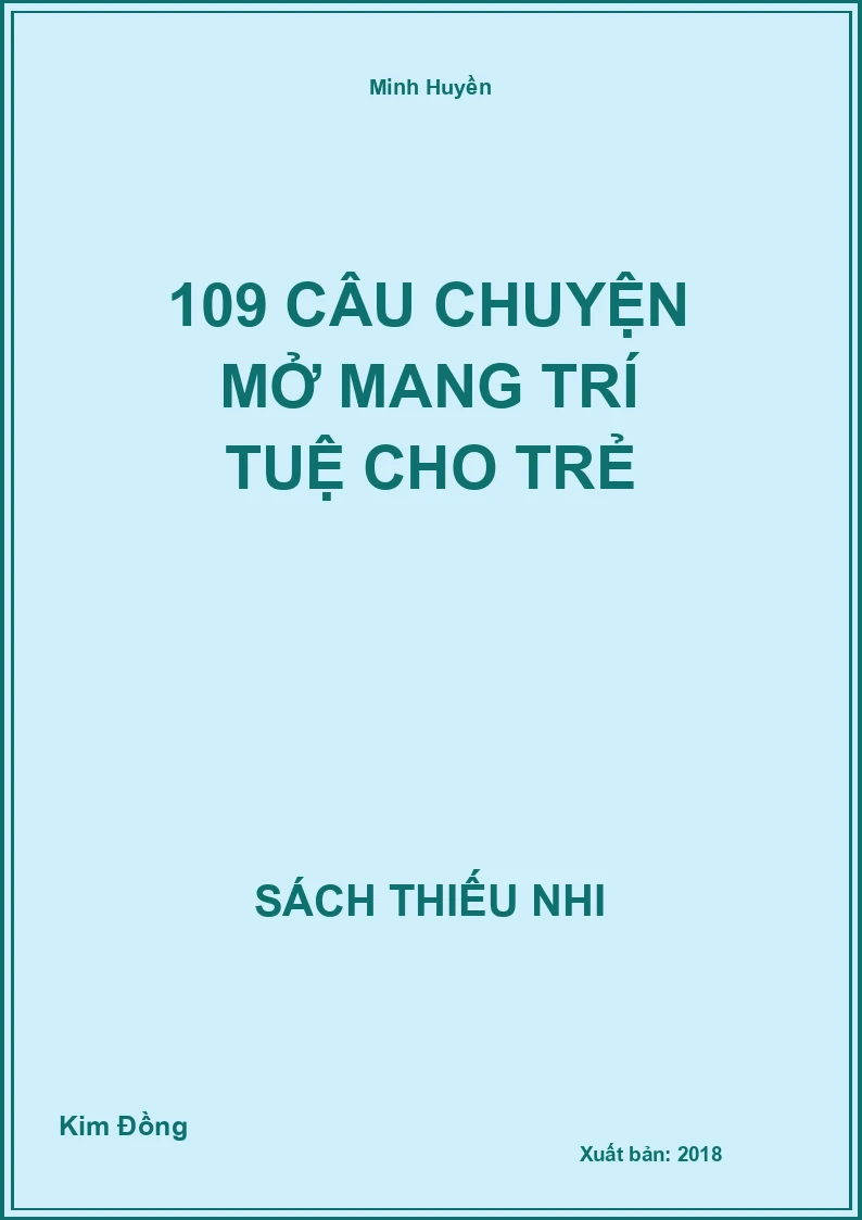 109 câu chuyện mở mang trí tuệ cho trẻ