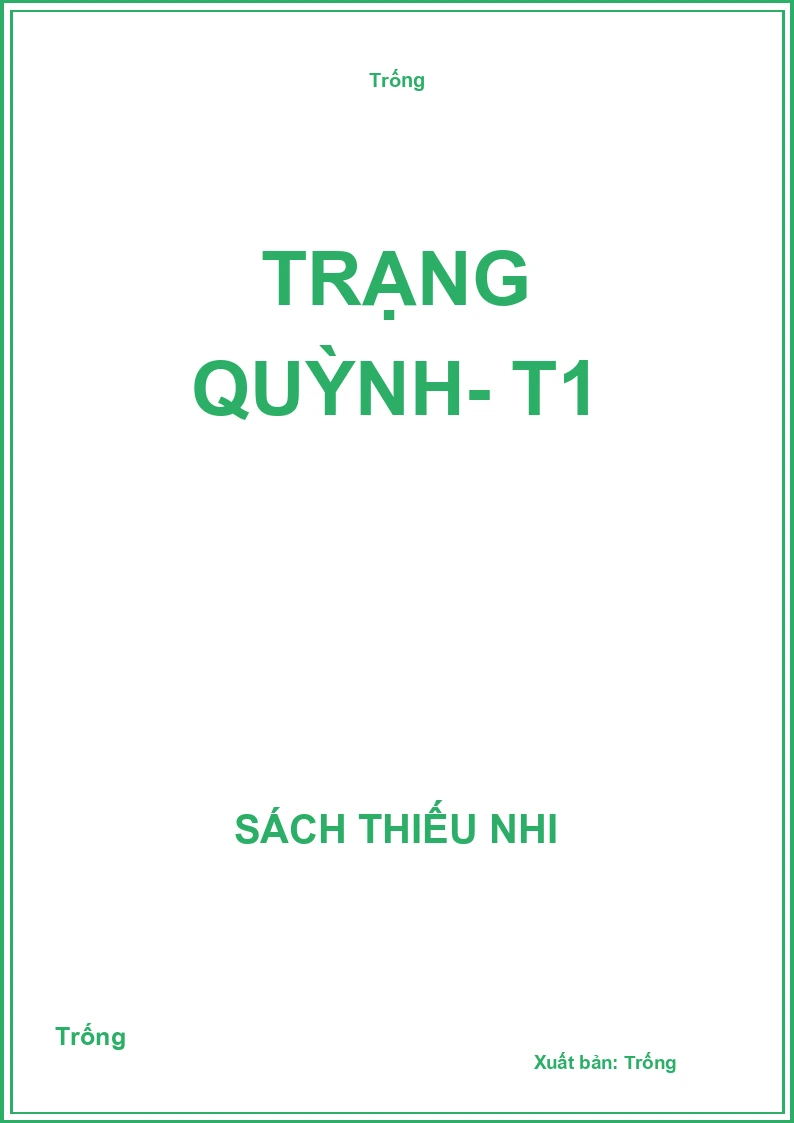 Trạng Quỳnh- T1