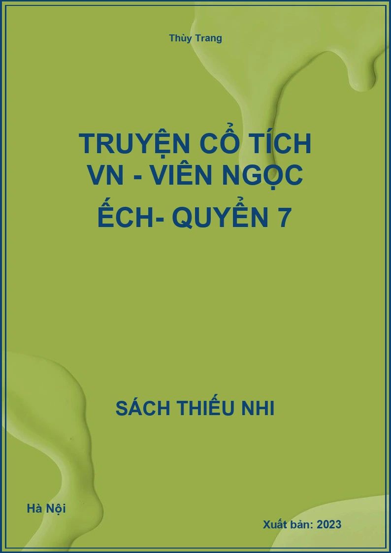 Truyện cổ tích VN - Viên Ngọc ếch- quyển 7