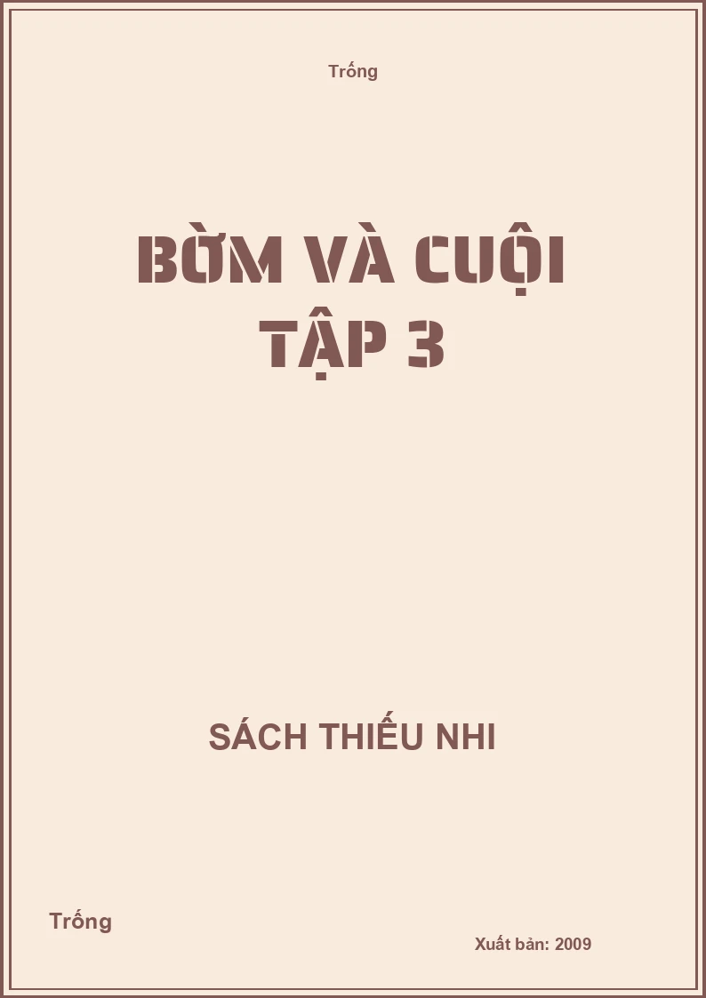Bờm và Cuội tập 3