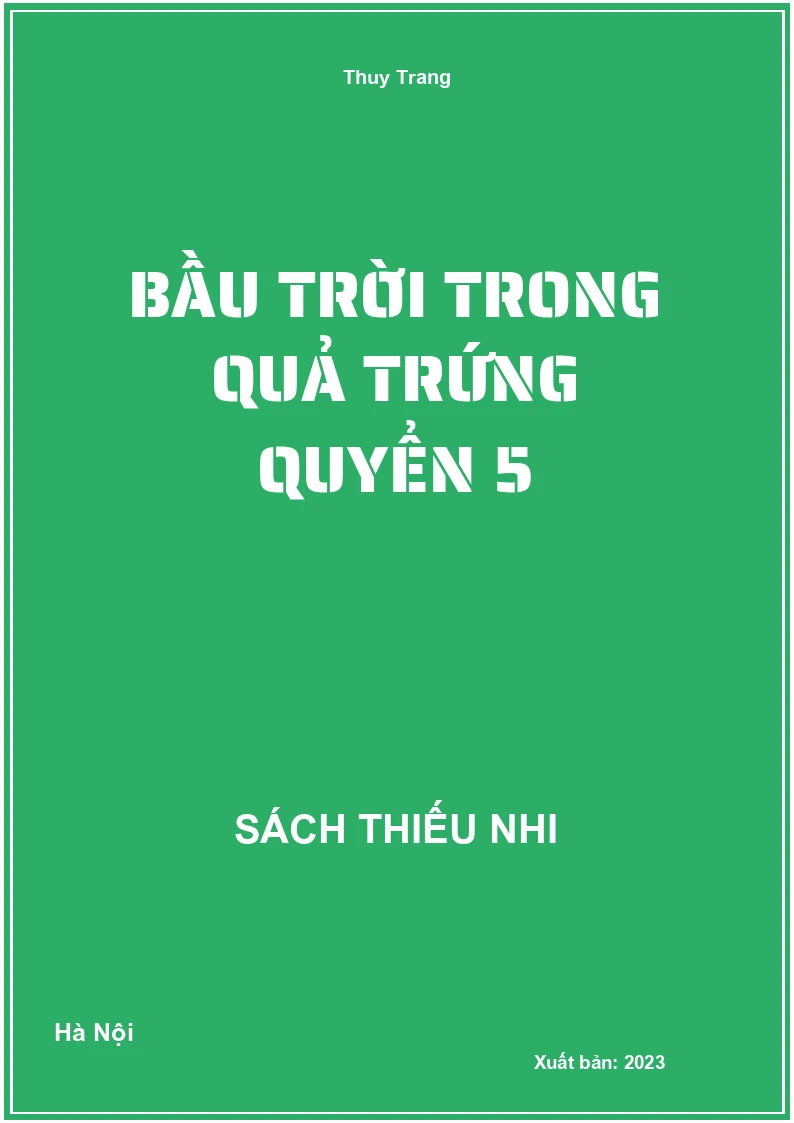Bầu trời trong quả trứng quyển 5