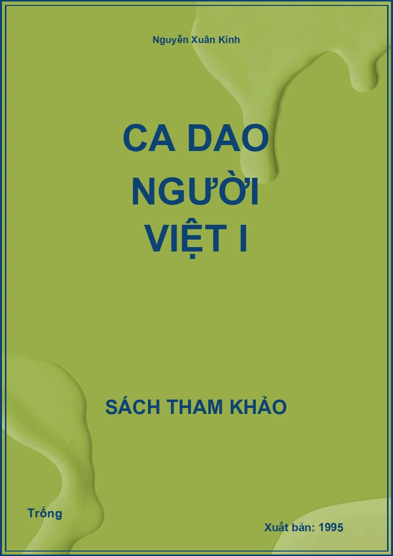 Ca dao người Việt I