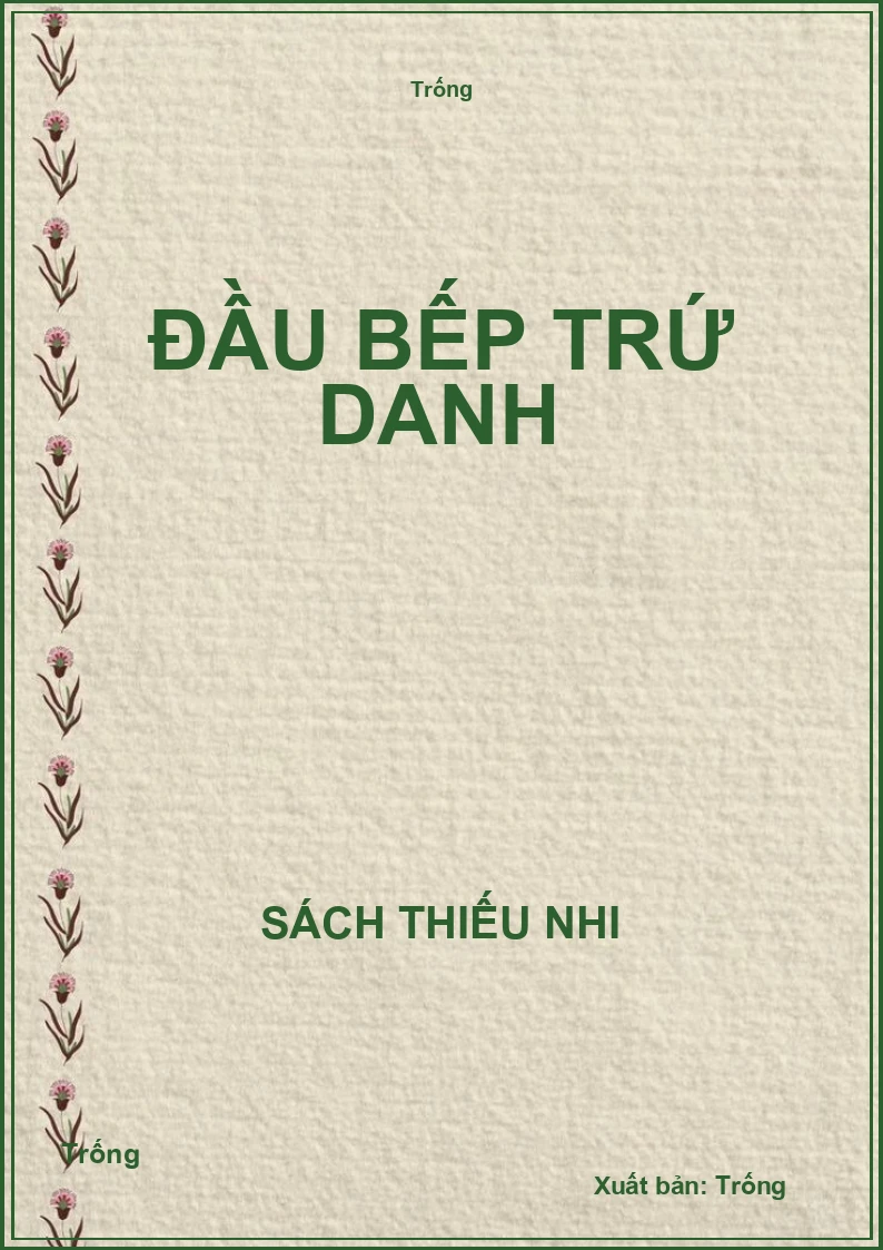 Đầu bếp trứ danh