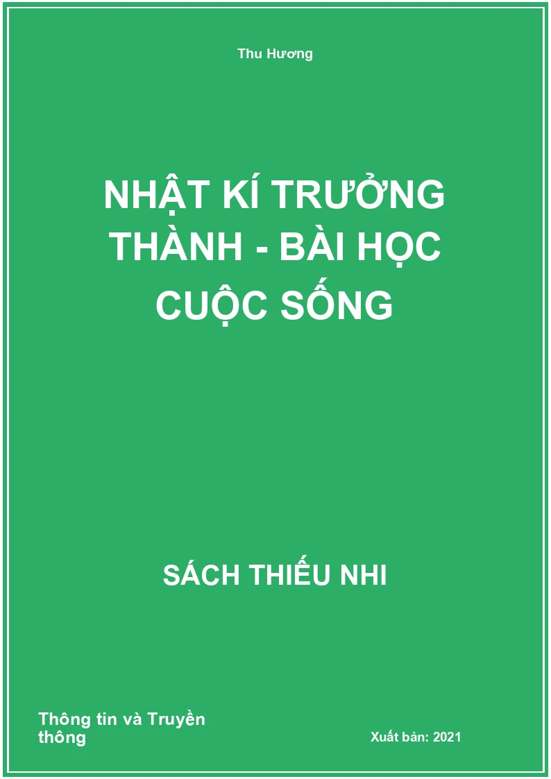 Nhật kí trưởng thành - Bài học cuộc sống