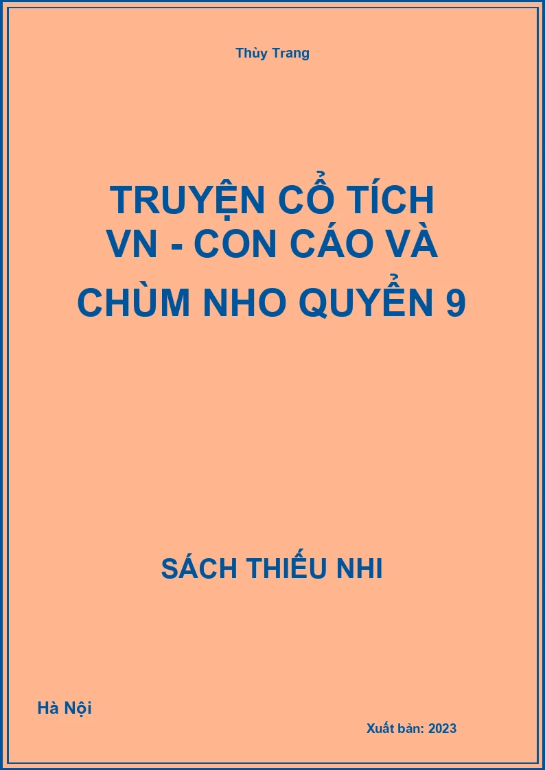 Truyện cổ tích VN - Con cáo và chùm nho quyển 9
