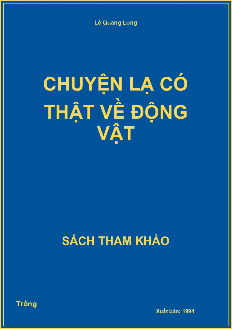 Chuyện lạ có thật về động vật