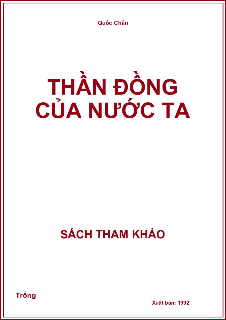 Thần đồng của nước ta