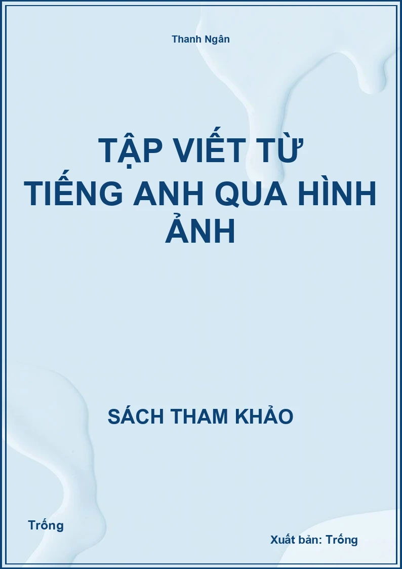 Tập viết từ tiếng Anh qua hình ảnh