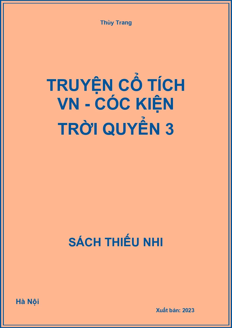 Truyện cổ tích VN - Cóc kiện trời quyển 3