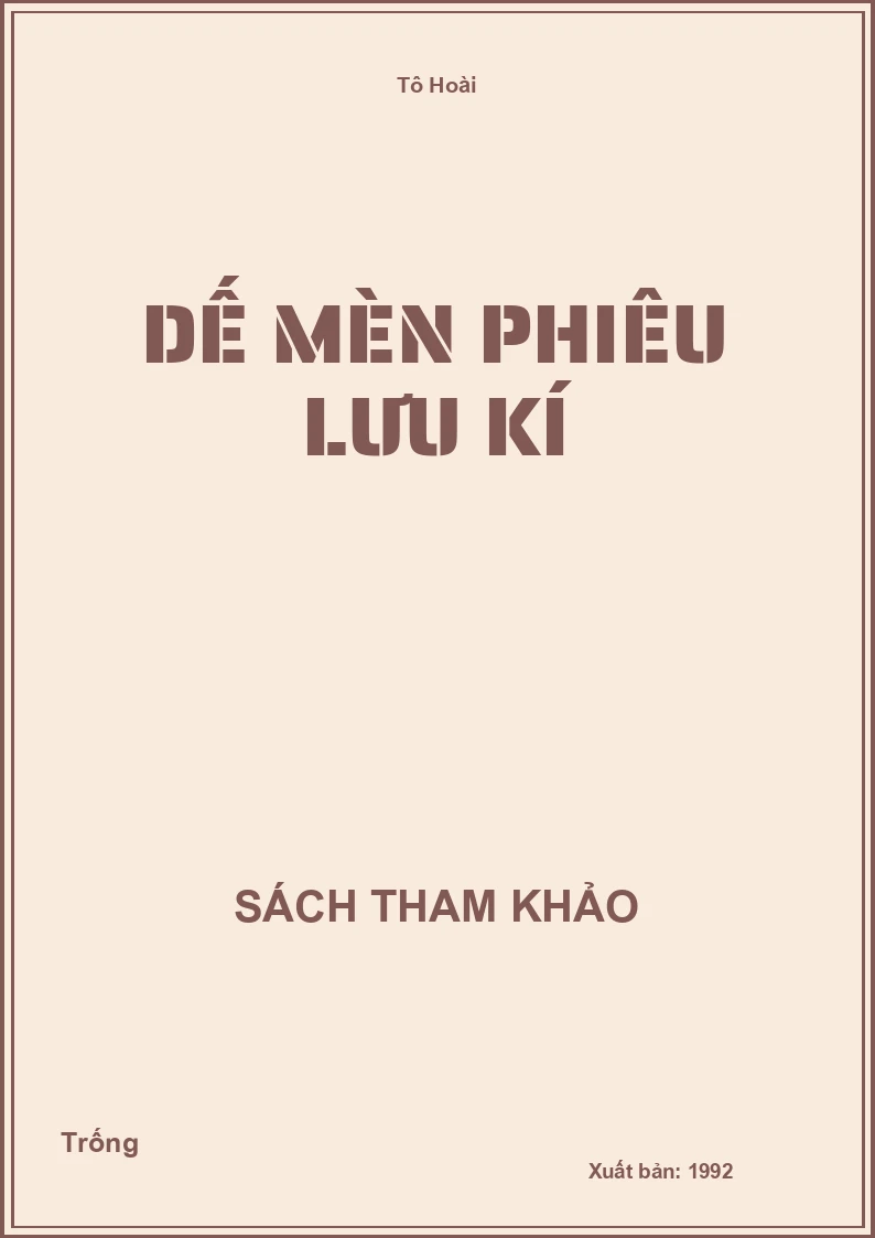 Dế mèn phiêu lưu kí