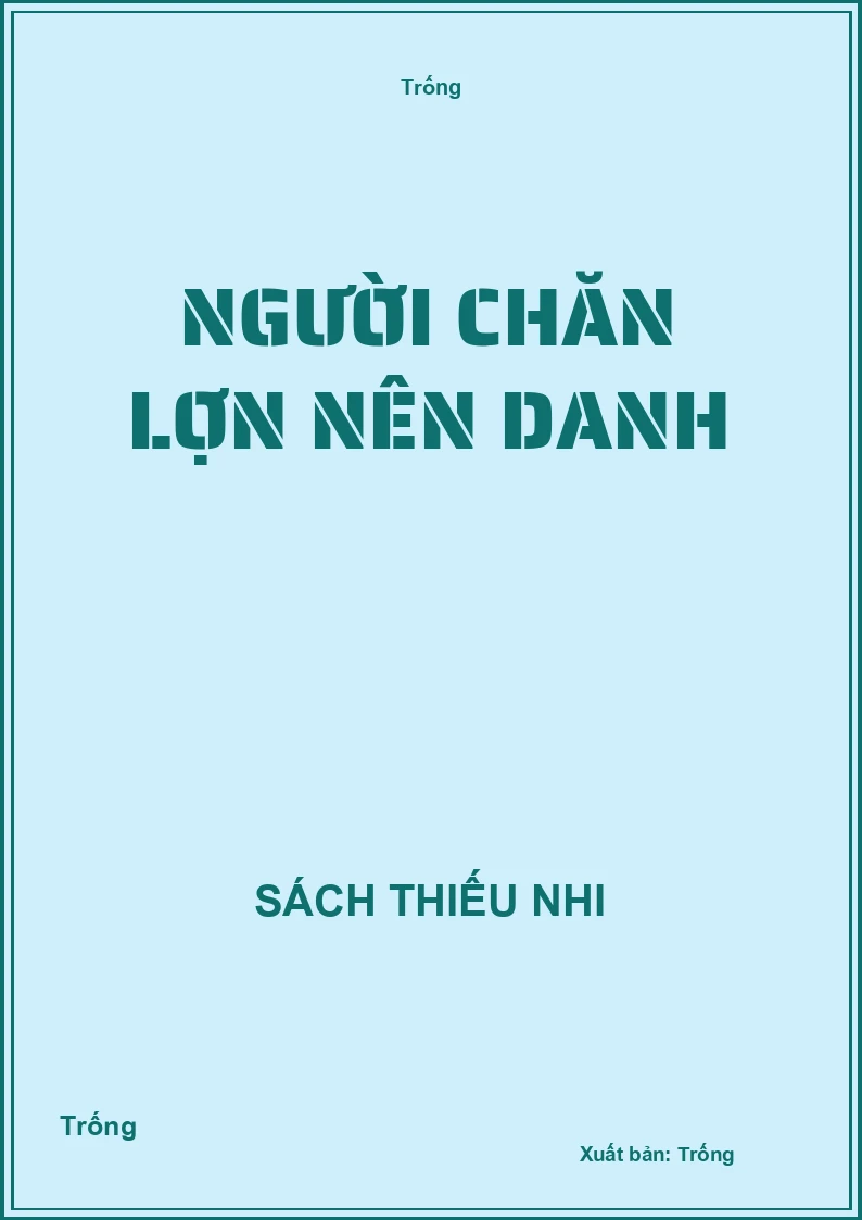 Người chăn lợn nên danh