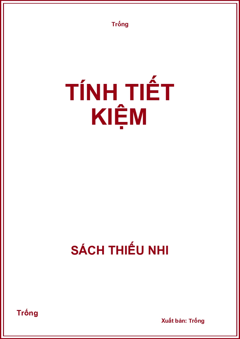 Tính tiết kiệm