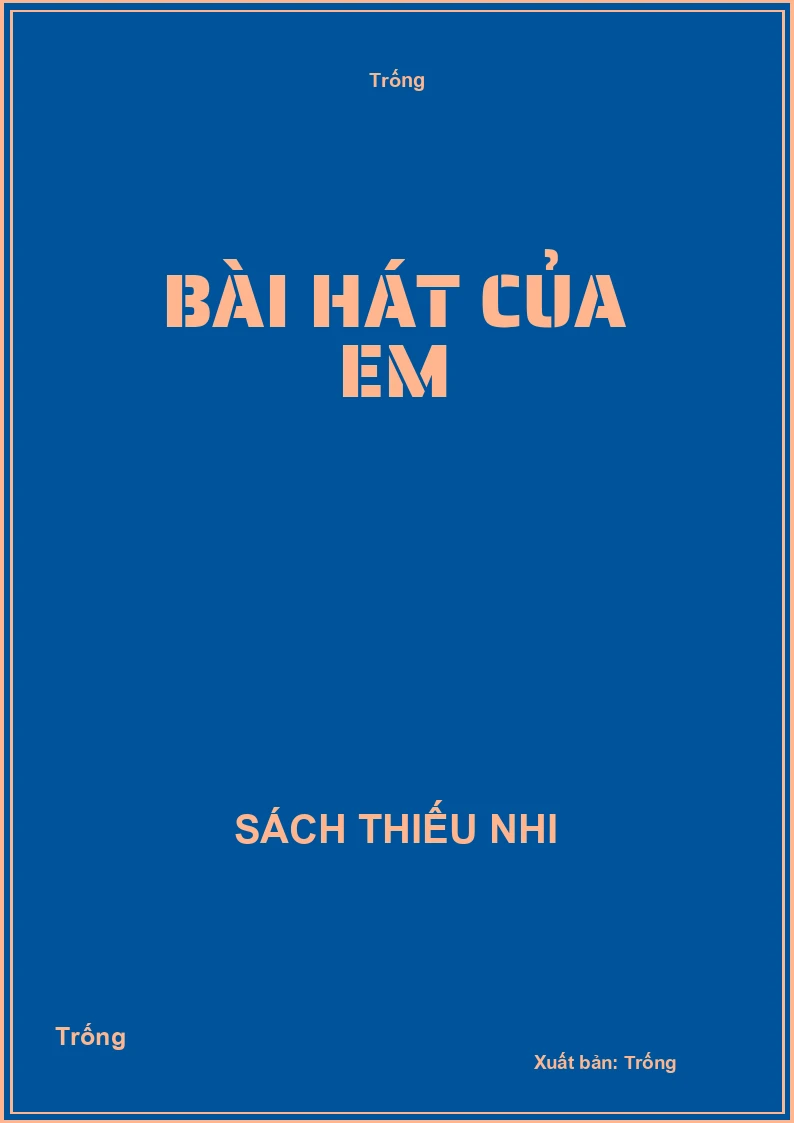 Bài hát của em
