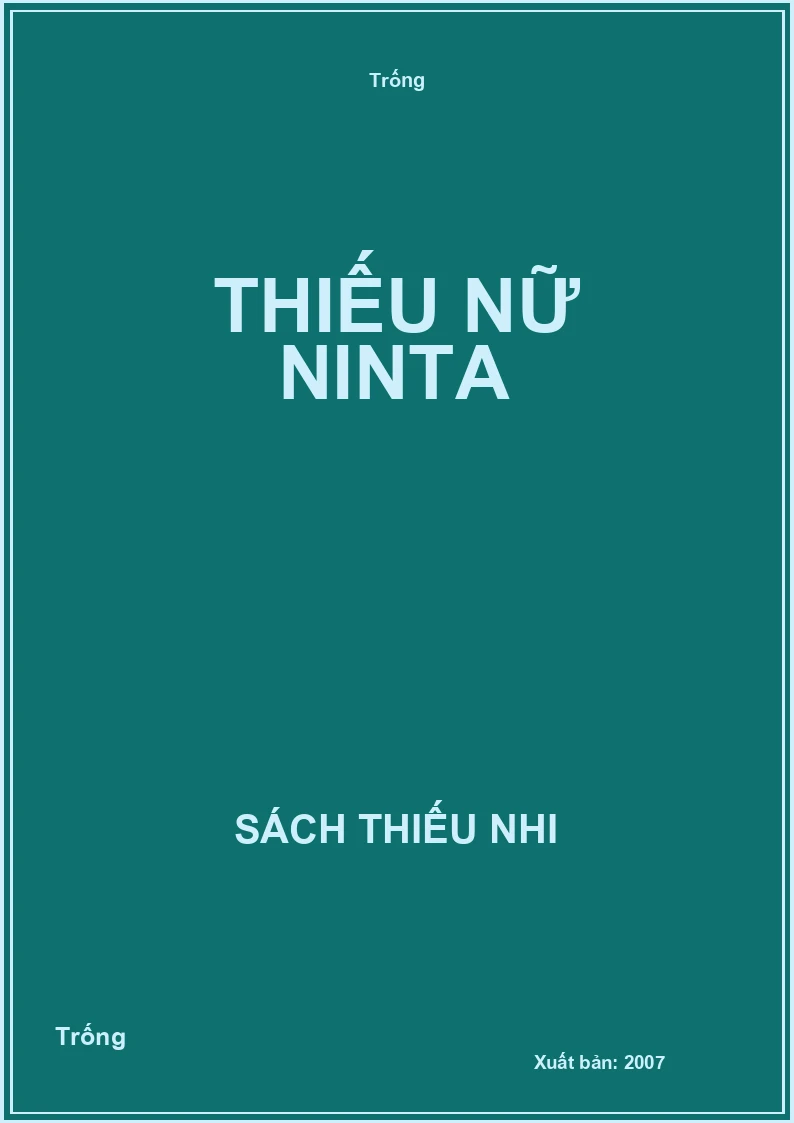 Thiếu nữ NinTa