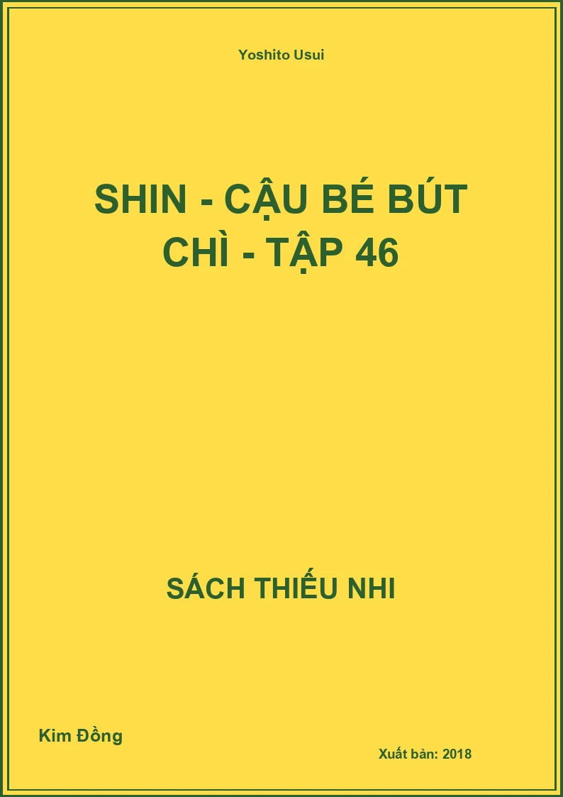 Shin - cậu bé bút chì - tập 46