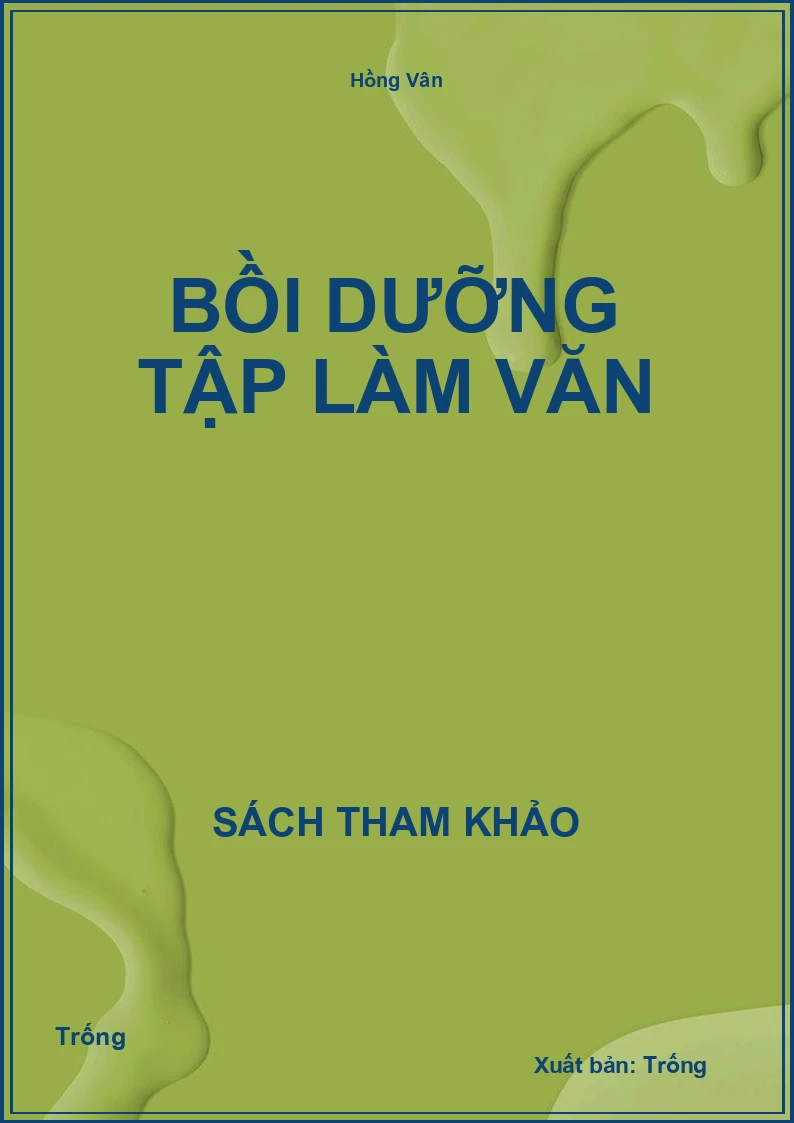 Bồi dưỡng tập làm văn