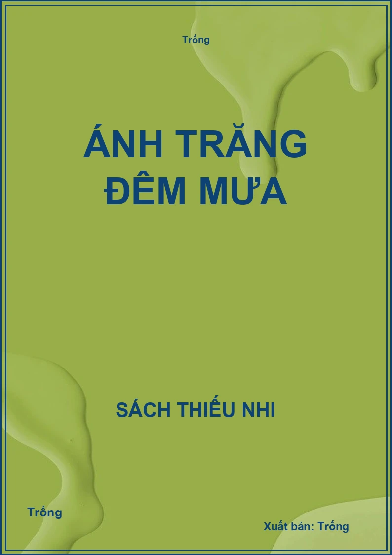 Ánh trăng đêm mưa