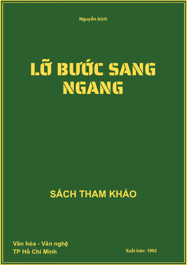 Lỡ bước sang ngang