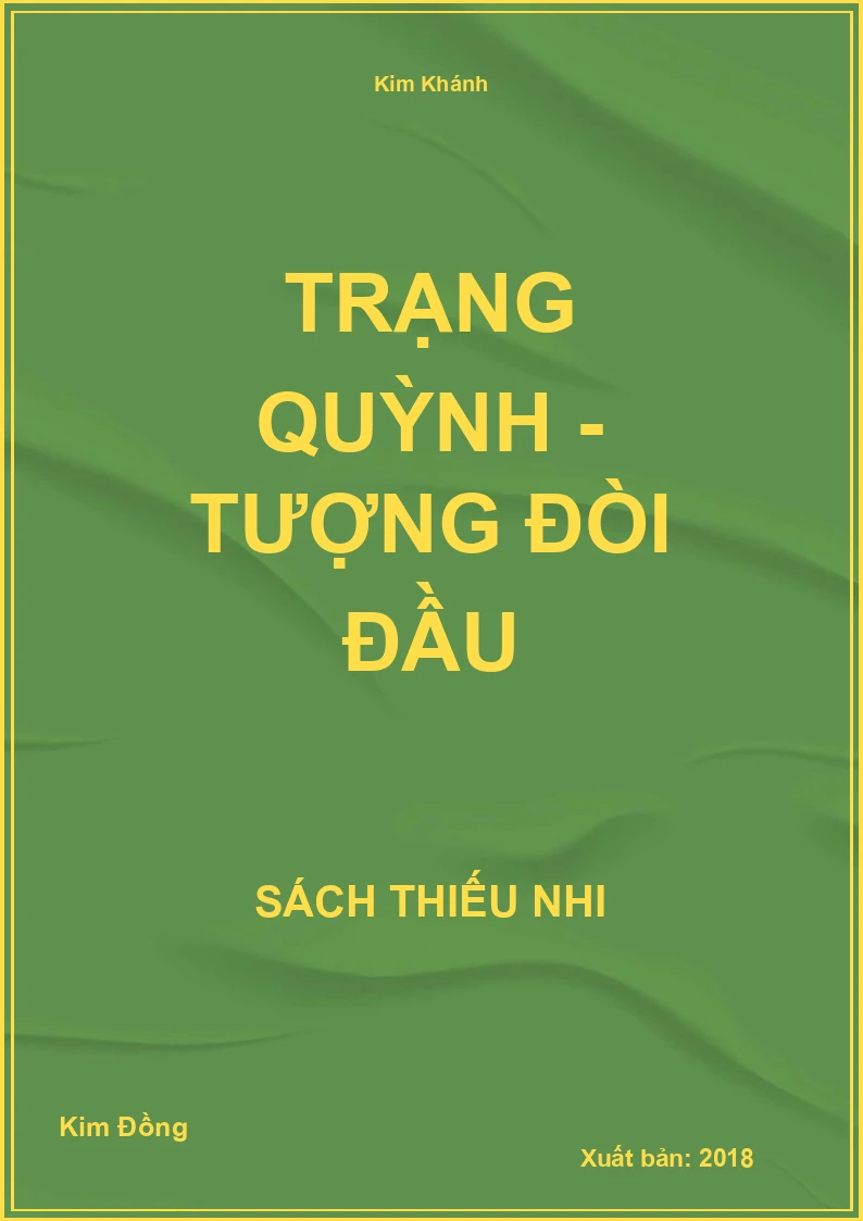 Trạng Quỳnh - Tượng đòi đầu