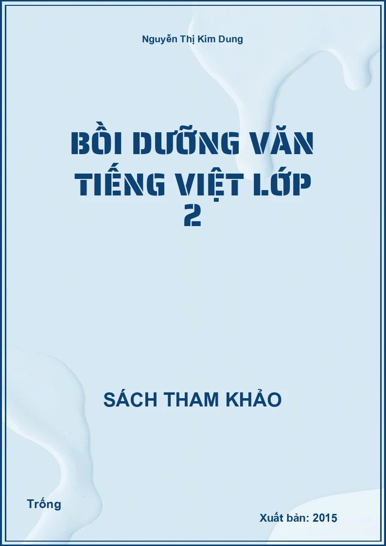 Bồi dưỡng văn tiếng việt lớp 2