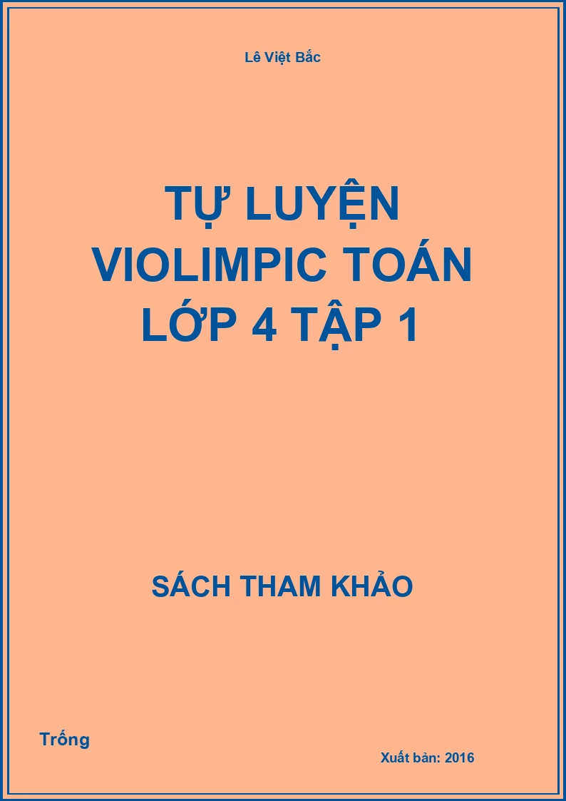 Tự luyện violimpic toán lớp 4 tập 1