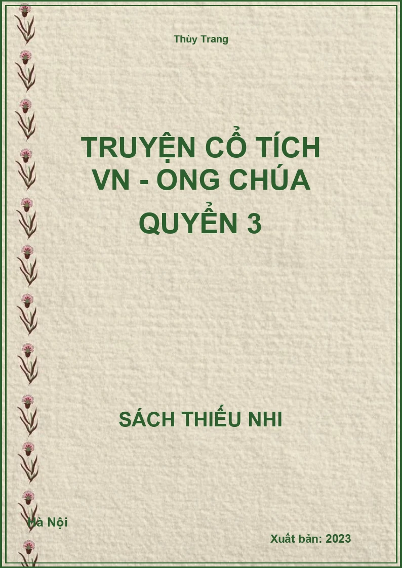 Truyện cổ tích VN - Ong chúa quyển 3