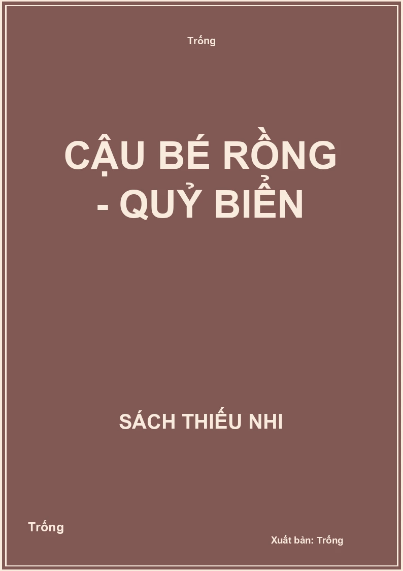 Cậu bé rồng - Quỷ biển