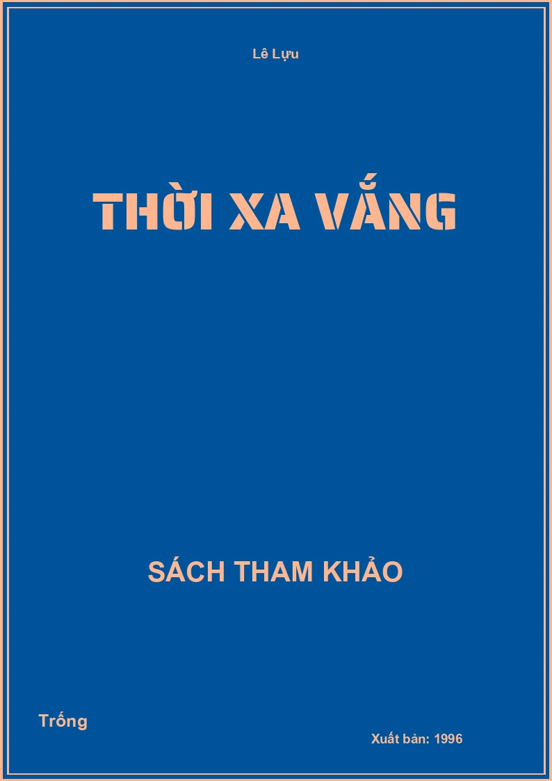 Thời xa vắng