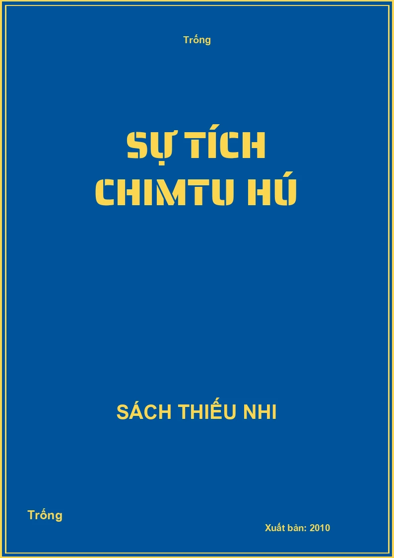 Sự tích chimtu hú