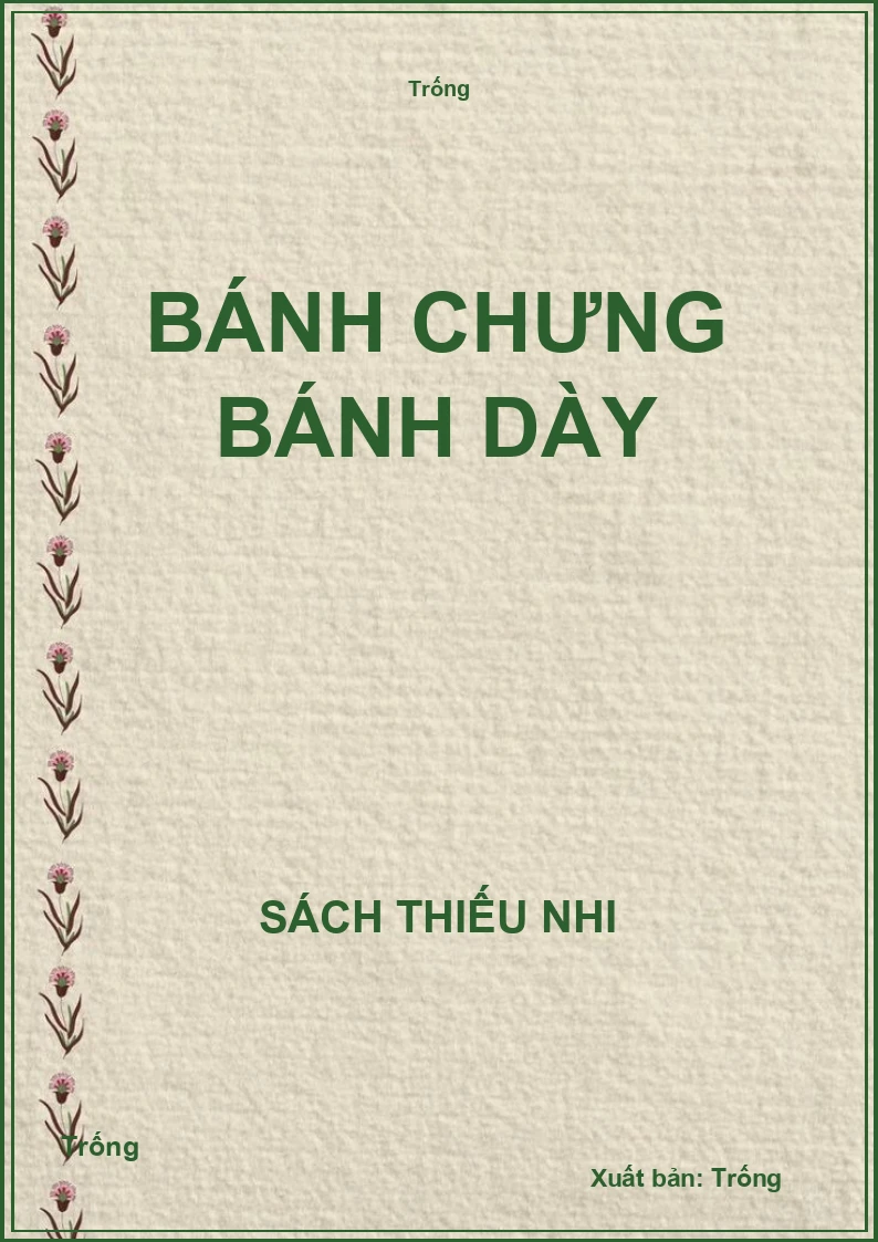 Bánh chưng bánh dày