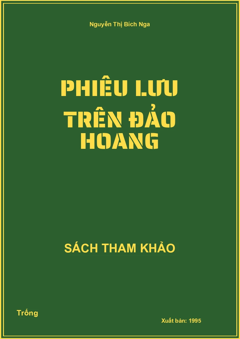 Phiêu lưu trên đảo hoang