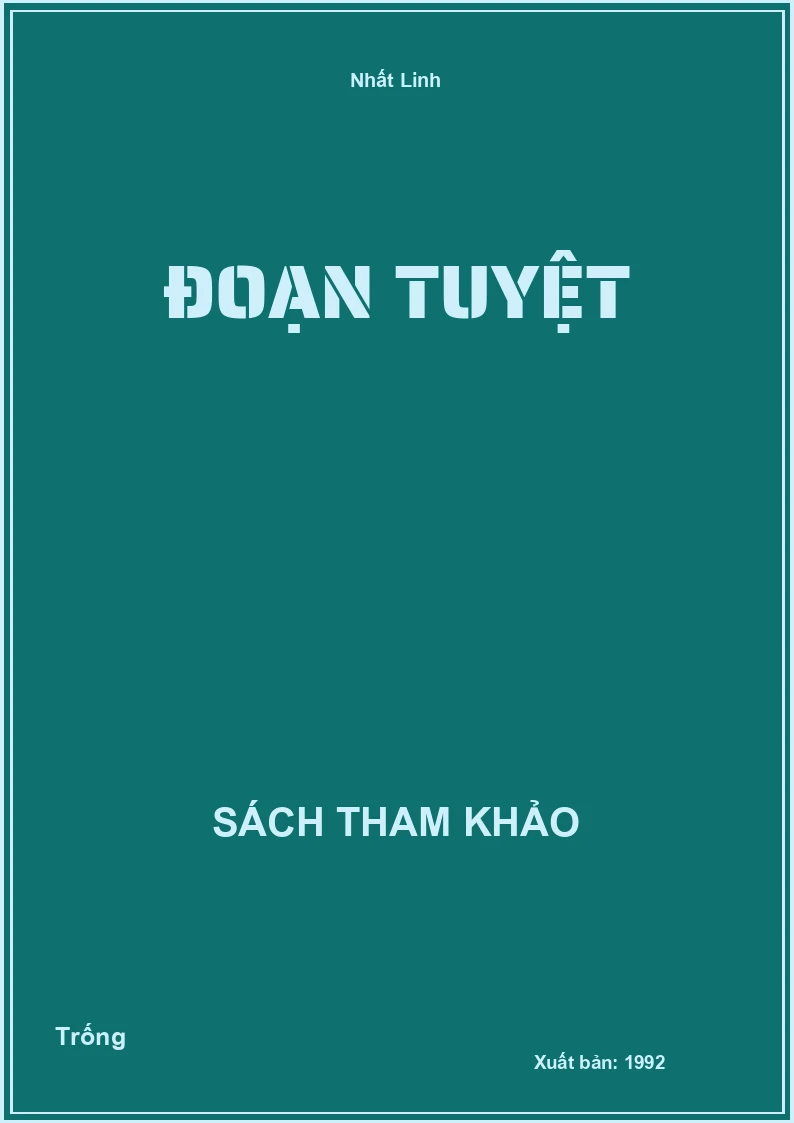 Đoạn tuyệt