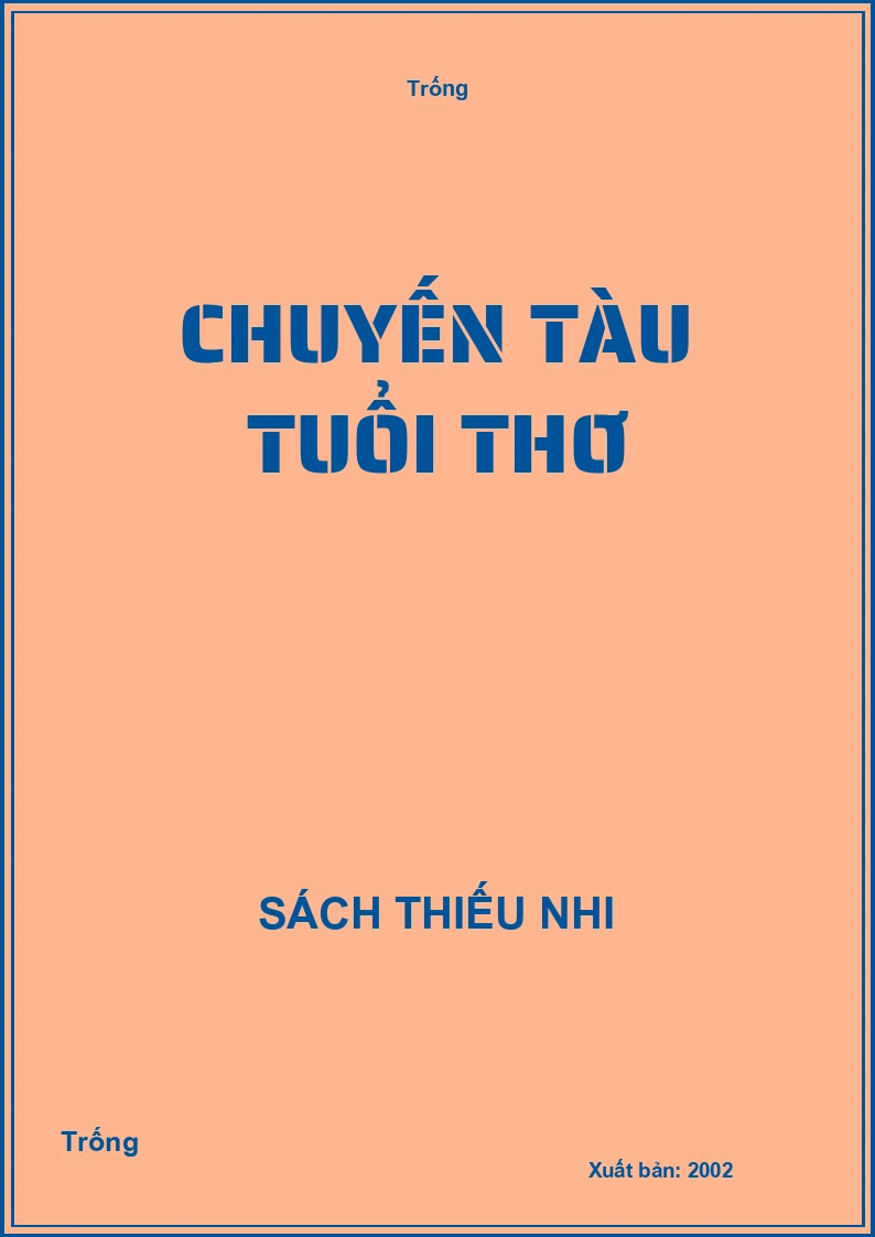 Chuyến tàu tuổi thơ