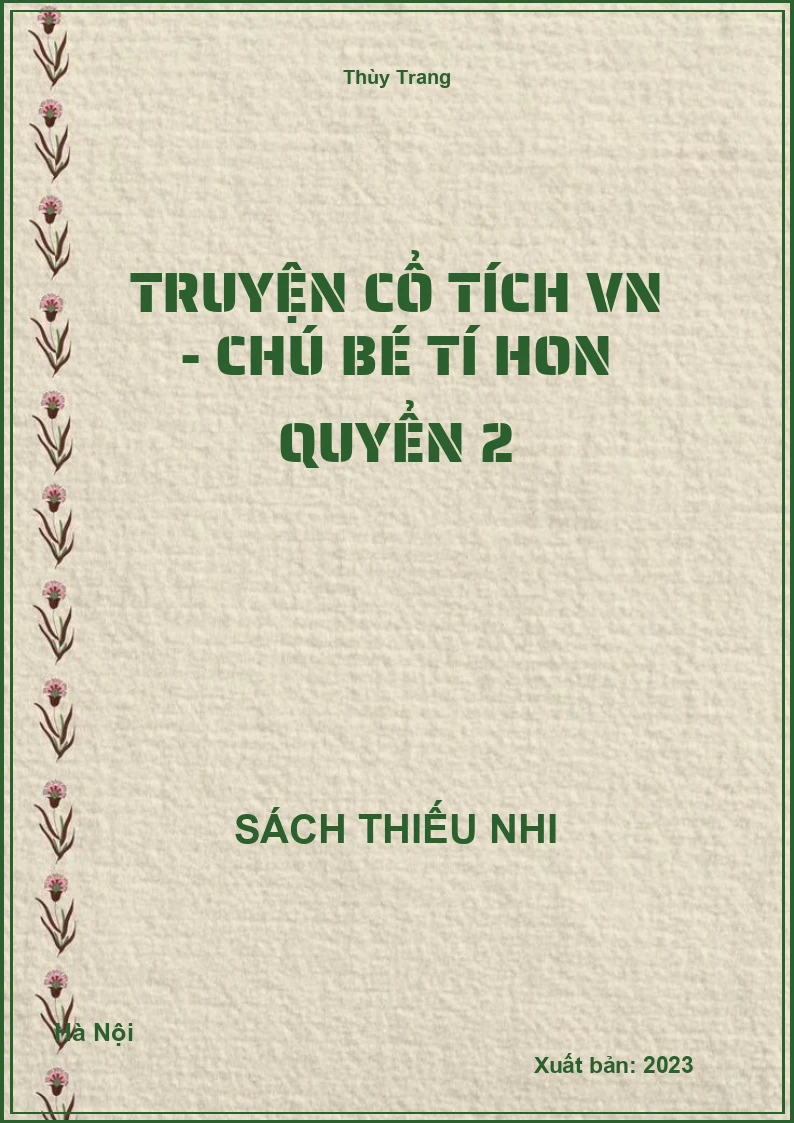 Truyện cổ tích VN - Chú bé tí hon quyển 2