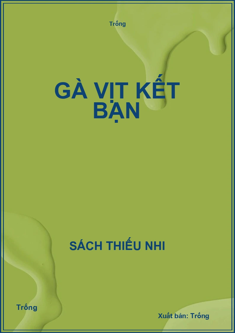 Gà vịt kết bạn