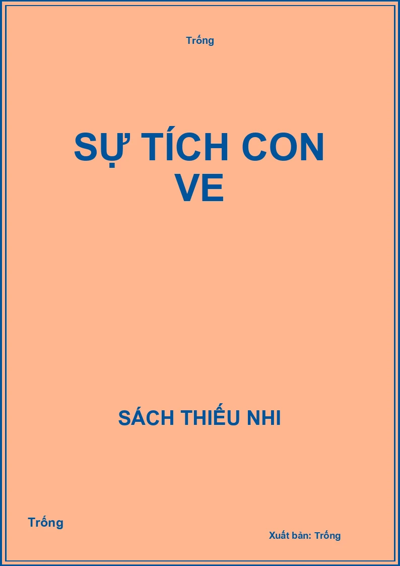 Sự tích con ve