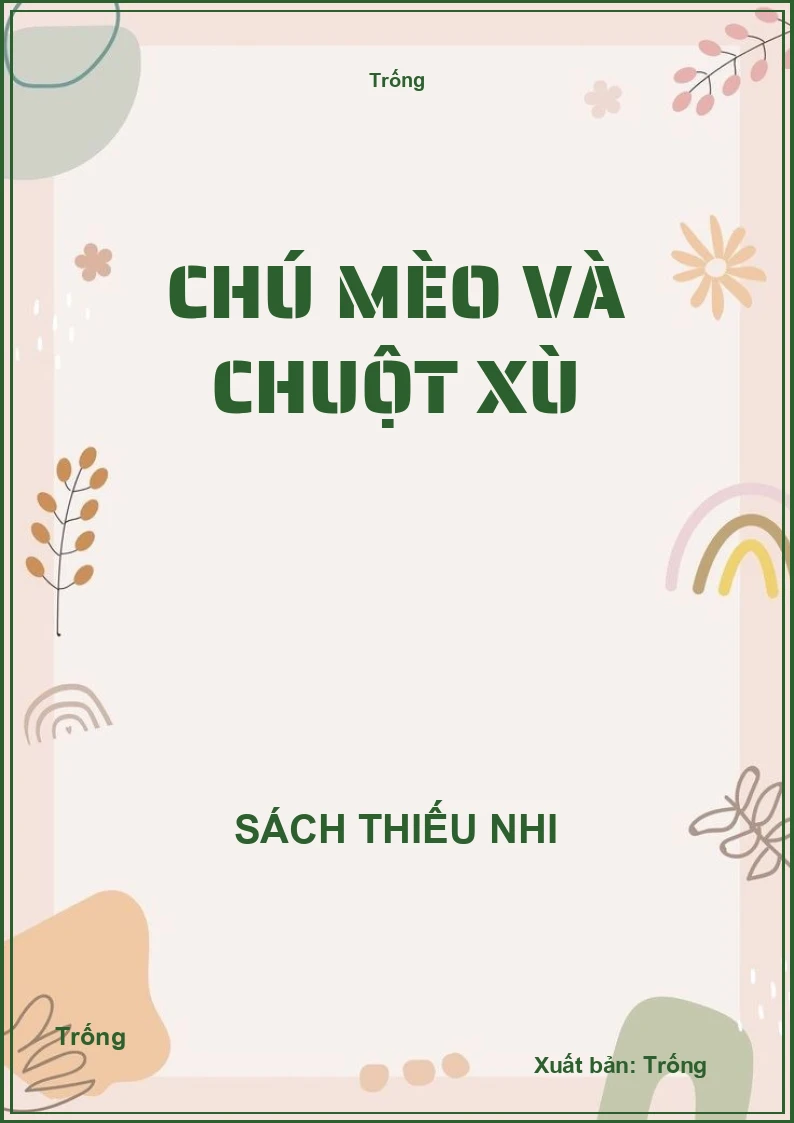 Chú mèo và chuột xù