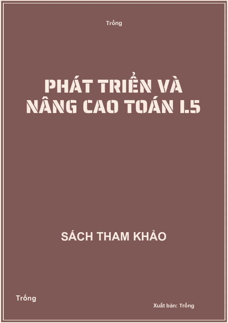 Phát triển và nâng cao toán L5
