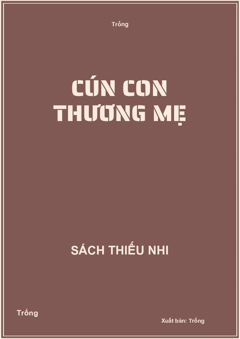 Cún con thương mẹ