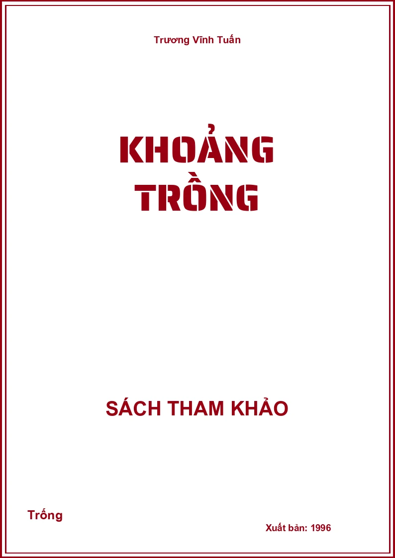 Khoảng trồng