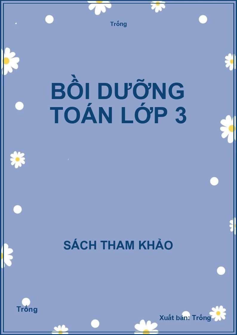 Bồi dưỡng toán lớp 3
