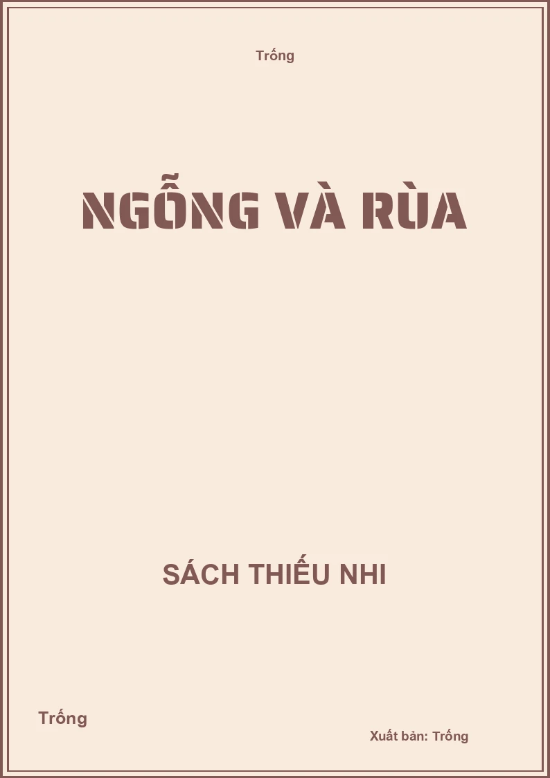 Ngỗng và rùa